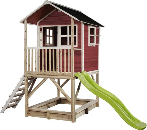 Thumbnail - EXIT Toys Spielhaus »Loft Spielhäuser«, BxHxT: 190 x 253 x 329 cm, rot