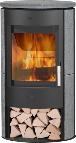 FIREPLACE Kaminofen »Zaria«, schwarz/grau, Speckstein, 6 kW