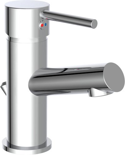 SCHÜTTE Waschtischarmatur »Laurana«, Messing/Chrom, glänzend, ⅜" - silberfarben