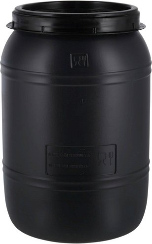 FLORAWORLD Kleinfass »Classic«, 60 l, schwarz, Höhe: 61 cm