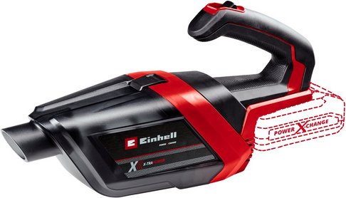 EINHELL Akku-Handstaubsauger »Power X-Change - TE-HV 18/06 Li - Solo«, Saugleistung: 72 m³/min, 0,95 kg - schwarz