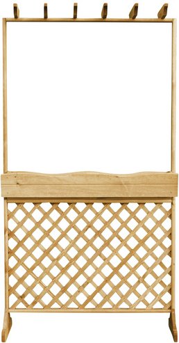 PROMADINO Spalierkasten, BxH: 110 x 205 cm, Kiefernholz, honigbraun