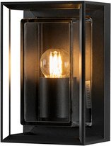 Konstsmide Wandleuchte »Brindisi«, BxL: 20 x 13 cm, Aluminium - schwarz