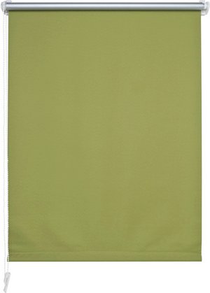 LIEDECO Klemmfix-Rollo, Stoff, verdunkelnd, mit Thermobeschichtung - gruen