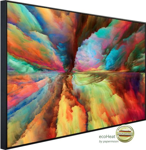 papermoon Infrarotheizung »EcoHeat - Abstraktes Universum«, Matt-Effekt - bunt