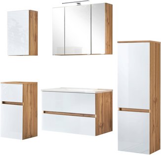 Thumbnail - HELD MÖBEL Waschtisch-Set »HELSINKI«, 8-teilig - weiss