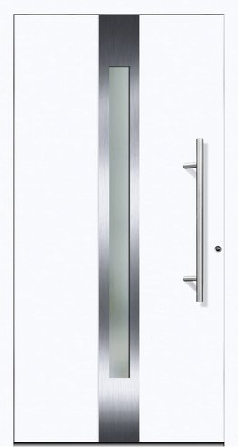 KNOCK Flügelüberdeckende Kunstoff-Haustür »WIEN«, weiß - weiss