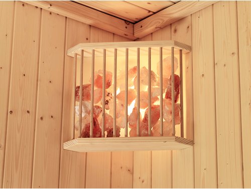 KARIBU Salzkristallleuchte, , geeignet für: Karibu Saunen - beige
