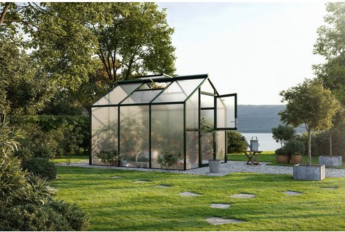 KGT Gewächshaus »Novum«, 8,41 m², grün - gruen