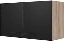 Thumbnail - Flex-Well Hängeschrank »Capri«, BxHxT: 100 x 54,8 x 32 cm, Front mit Antifingerprint-Effekt - schwarz
