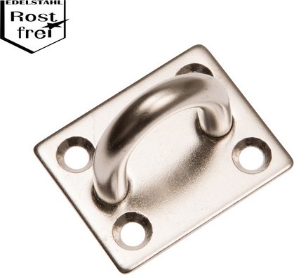 CONACORD Augplatte, mit 4 Bohrungen Ø: 4 mm - silberfarben