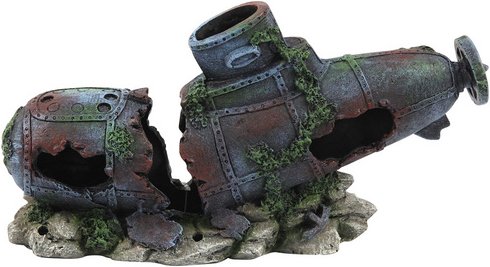 AQUATLANTIS Dekofigur »U-Boot« - grau