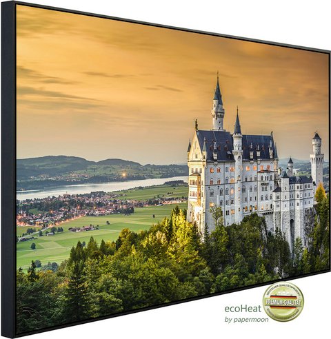 Thumbnail - papermoon Infrarotheizung »EcoHeat - Schloss Neuschwanstein«, Matt-Effekt - bunt