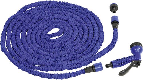 Yachticon Bewässerungsschlauch, blau, Elastomer, Länge: 22,5 m