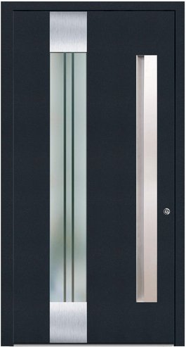 KNOCK Aluminium-Haustür »Marte«, anthrazit - grau