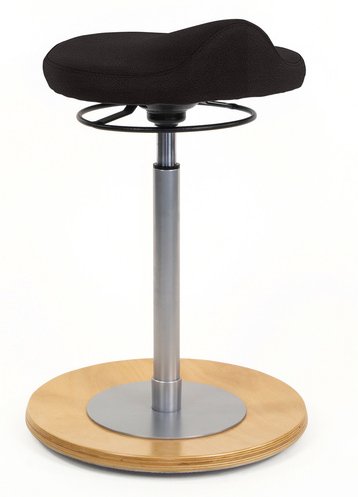 Mayer Sitzmöbel Hocker »1101«, Breite: 41 cm, höhenverstellbar, Polyester, schwarz