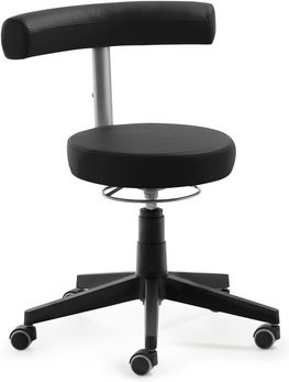 Mayer Sitzmöbel Drehstuhl »1280«, BxH: 65 x 65 cm, schwarz