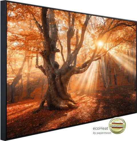Thumbnail - papermoon Infrarotheizung »EcoHeat - Magischer alter Baum«, Matt-Effekt - bunt