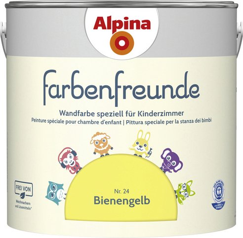 ALPINA Dispersionsfarbe »Farbenfreunde«, Bienengelb, matt