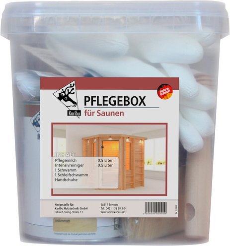 KARIBU Pflegeset, , geeignet für: Saunen und Infrarotkabinen - bunt
