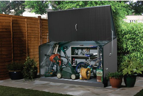 Thumbnail - Trimetals Gerätebox, BxHxT: 194 x 112 x 88 cm, anthrazit - grau