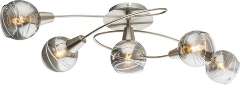 Thumbnail - GLOBO LIGHTING Deckenleuchte »Roman«, nickelfarben, 4W - grau