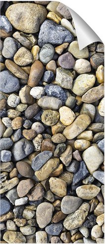 mySPOTTI Duschrückwand-Panel, fresh, Steinoptik, 210x90 cm - grau