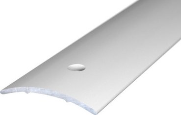 CARL PRINZ Übergangsprofil, BxH: 30 x 3 mm, mittig versenkt gelocht - silberfarben