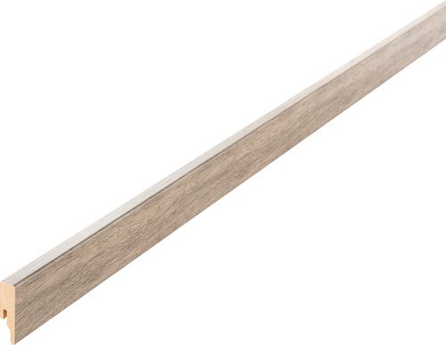 MODERNA Sockelleiste »ASL 60«, Länge: 238 cm, Holz, braun