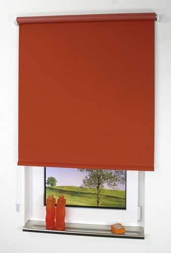 Thumbnail - LIEDECO Seitenzug-Rollo, terracotta, Polyester - orange