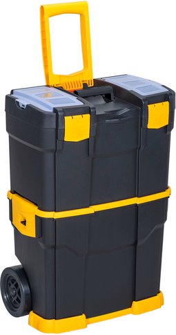 ALLIT Werkzeugkoffer, BxHxL: 25,5 x 62 x 46,5 cm, Polypropylen (PP) - schwarz