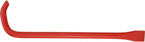 Kistenbeitel, Material Klinge: Rundstahl, 20 mm Klingenbreite - rot