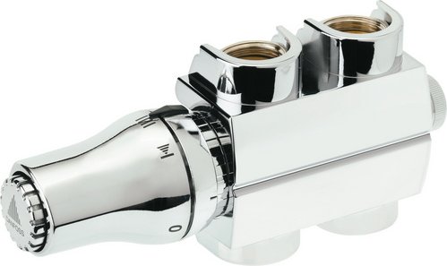 Danfoss Anschlussgarnitur, chrom - silberfarben