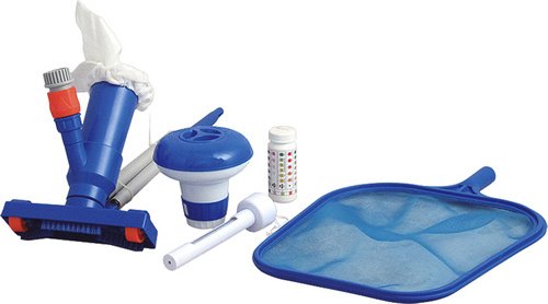 HAPPY PEOPLE Poolpflege-Set, Kunststoff - bunt