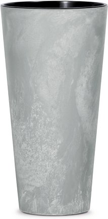 PROSPERPLAST Blumentopf »Tubus Slim«, ⌀xH: 400 x 762 mm, witterungsbeständig - grau