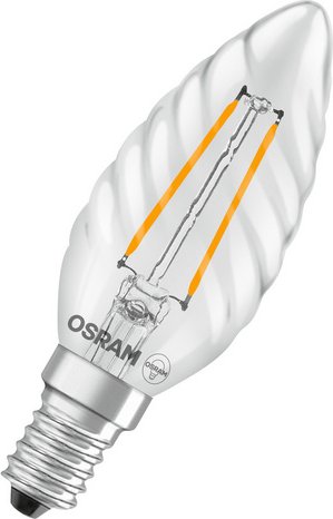 Thumbnail - OSRAM LED-Leuchtmittel »LED Star Classic BW 25«, E14, 1,8 W, 250 lm, 2700 K, warmweiß - transparent