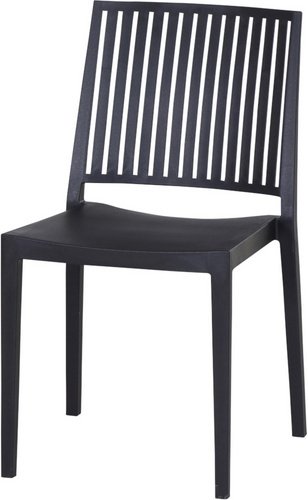 SIENA GARDEN Stapelstuhl »Lane«, BxHxT: 46 x 81 x 56 cm, Farbe: anthrazit - grau