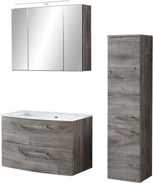 Thumbnail - HELD MÖBEL Waschtisch-Set »STOCKHOLM«, 6-teilig - braun