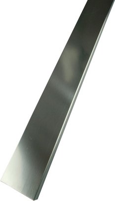 Fuchs Design Glassteinabschlussprofil, BxL: 5 x 250 cm, Edelstahl - silberfarben
