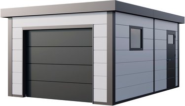 Telluria Garage, BxT: 358 x 538 cm (Außenmaße) - weiss