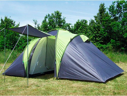 EXPLORER Familienzelt »Sierra 6«, BxHxL: 210 x 180 x 520 cm, mit 2 Schlafkabinen - gruen