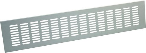 MARLEY Lüftungsgitter, eckig, Aluminium, aluminiumfarben - silberfarben