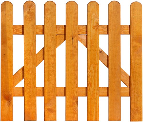 Mr. GARDENER Einzeltür »Bamberg«, Höhe: 85 cm, kiefernholz|fichtenholz - orange