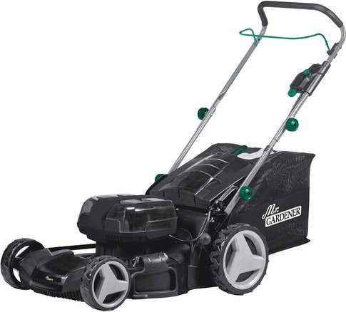 Mr. GARDENER Akku-Rasenmäher, schwarz, 36V, Schnittbreite: 47 cm, inkl. Akku