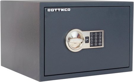 Rottner Tresor Tresor »Power Safe«, anthrazit, Stahl, (B x H:) 44,5 x 30 cm - schwarz