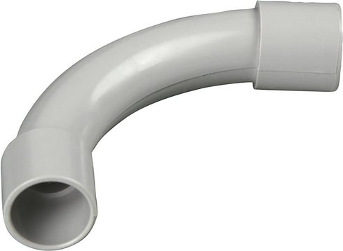 Thumbnail - REV-Ritter Iso-Bogen, 90 Grad, Grau, Kunststoff