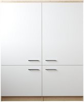 Thumbnail - RESPEKTA Hochschrank »Merle«, BxHxT: 120 x 144,9 x 144,9 cm, weiß - weiss | braun