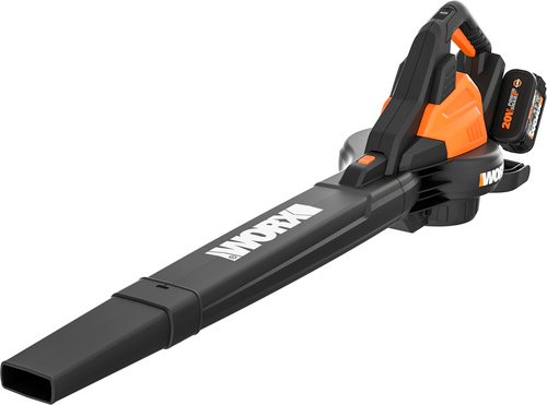 WORX Akku-Laubbläser »PowerShare«, schwarz-orange, max. Blasgeschwindigkeit: 355 km/h - bunt