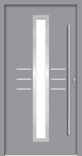 Splendoor Haustür »OMIS Prime«, Aluminium, in verkehrsgrau