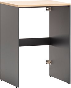 SCHILDMEYER Waschmaschinenschrank »Solea«, BxH: 67,1 x 96 cm, anthrazit - schwarz